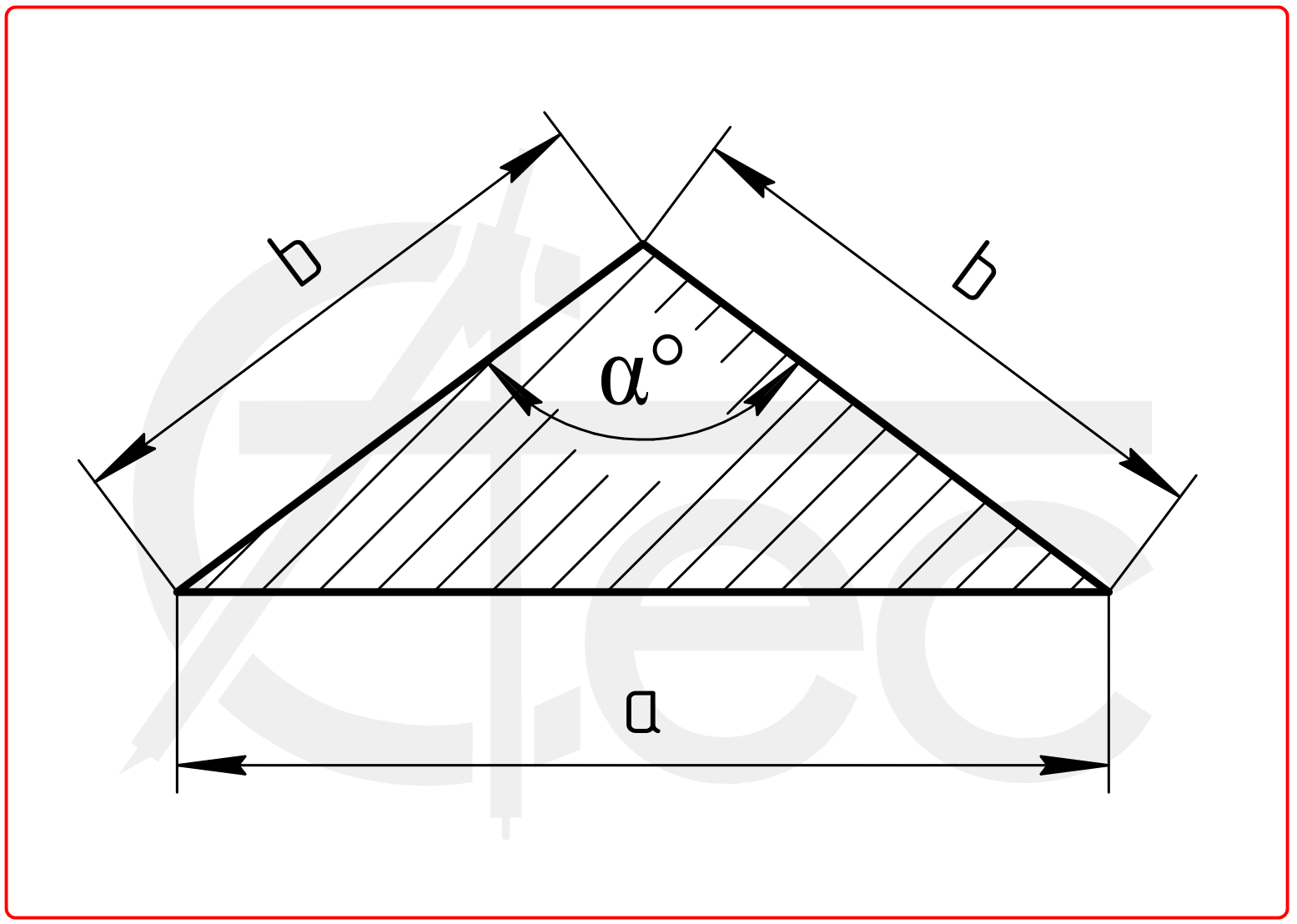 Calculation of Bar of triangle section under torsion